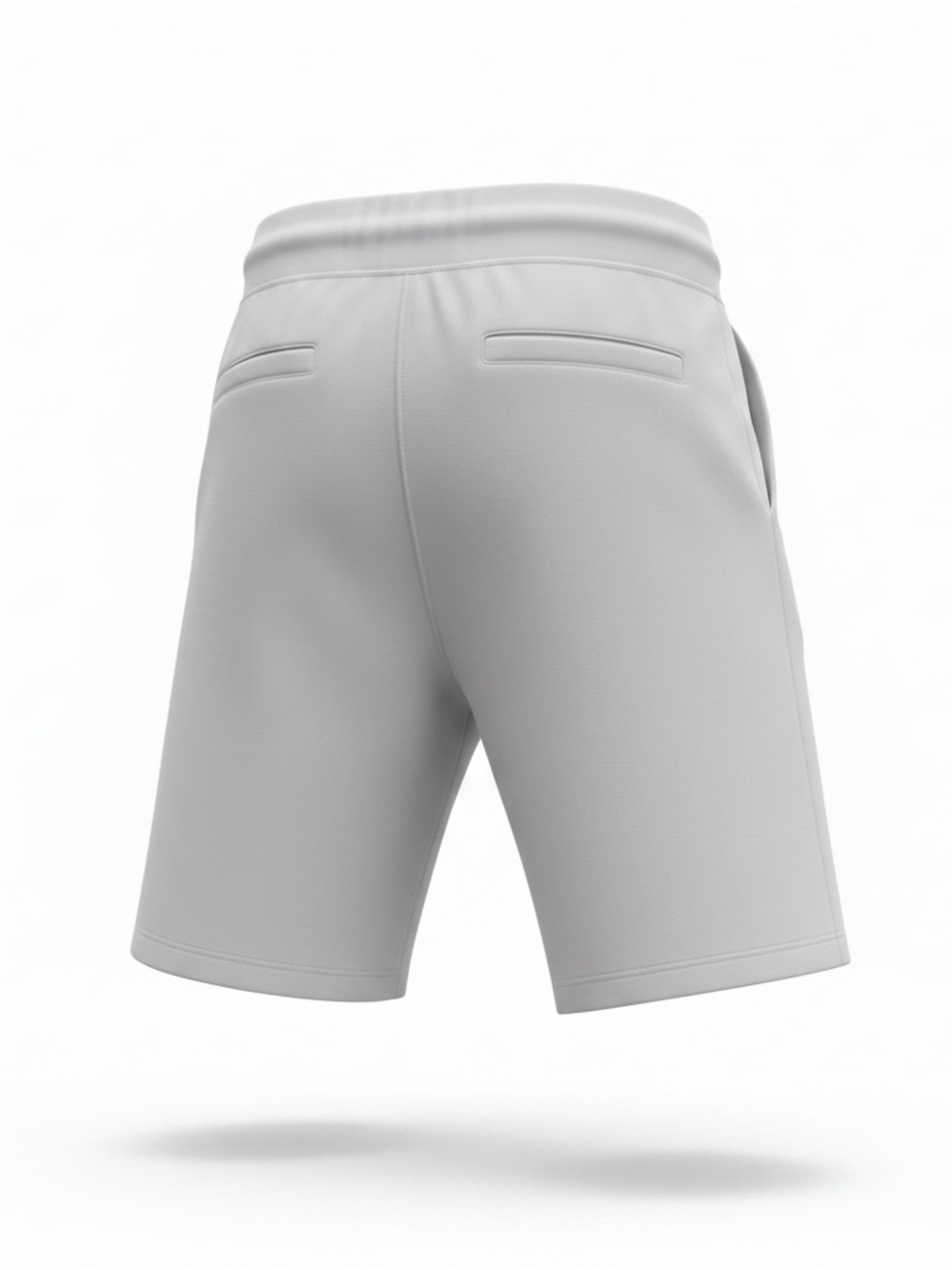 Men's Performance White Knit Shorts